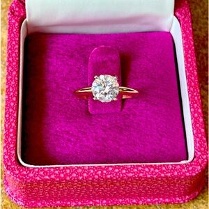 Diamond Solitaire Estate Ring 1.51tcw